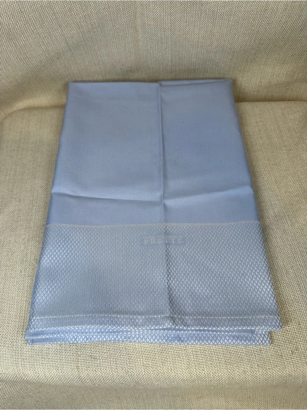 Frette VINTAGE Granite Blue Napkin Set of 4 Fine Cotton Jacquard Weave. ITALY